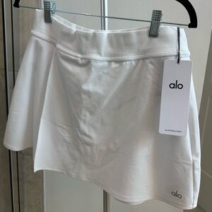 ALO Yoga Alosoft White Skirt